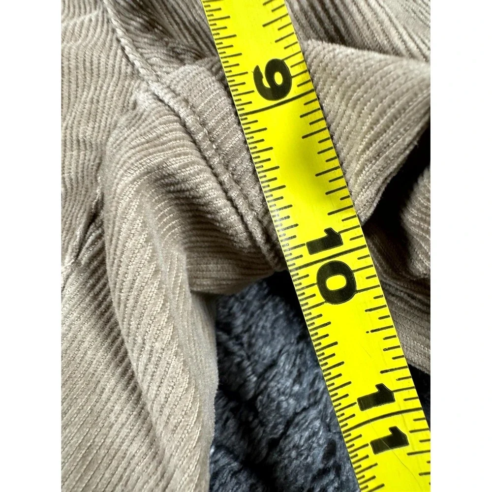 Under 510 Corduroy Pants Mens 28/26 Beige Cotton Stretch Straight Leg Pockets